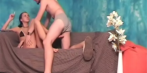 astounding brunette tanya gets a doggy fuck