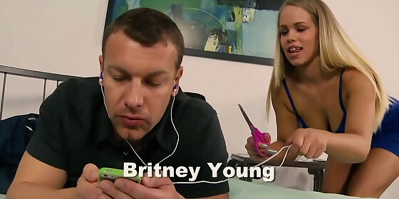 familyfuckup com jerk teen cuts her adiophones and get punished britney young