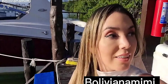 crazy teddy licking my pussy infront of the mexican sailors watch it on bolivianamimi tv