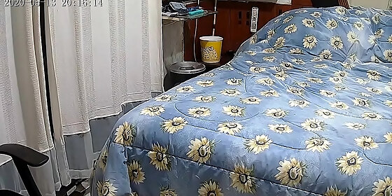 i was having a headache so i put a hidden security camera at home i was right