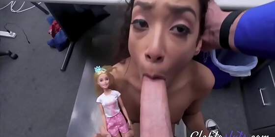 teen mentally challenged whore gets caught stealing and is punished sarah lace