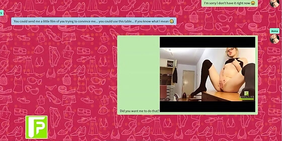 professor get hottie sexting chat with a student