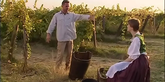 jane darling takes fuck and blowjob break while working in vineyard