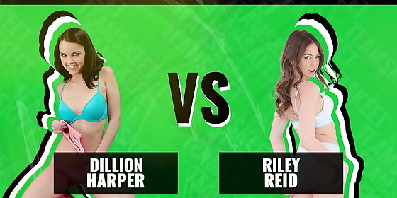 teamskeet battle of the babes riley reid vs dillion harper who wins the award
