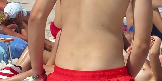 amateur topless beach voyeur teens hidden cam spy video