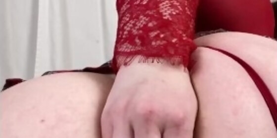 big ass gem plug anal tease