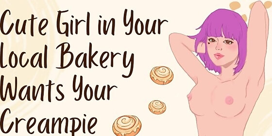 cute girl in your in your local bakery wants your creampie asmr audio roleplay blowjob