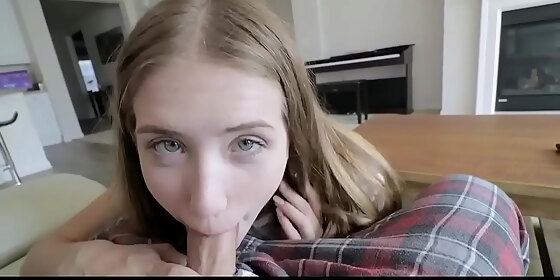 dtfsis small tits stepsis audrey hempburne licks up her stepbrother s hot cum