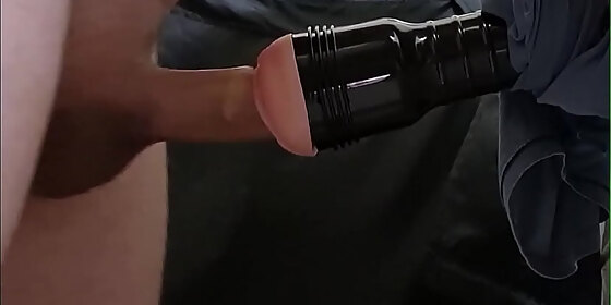fleshlight fuck with cum failed pull out