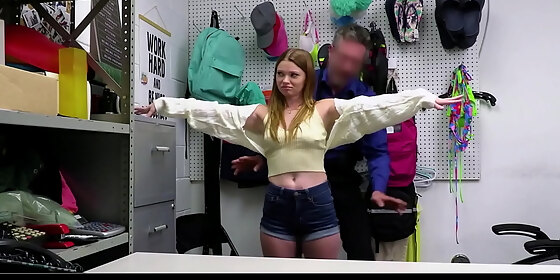 busted4k tiny teen shoplifter fucked by officer after strip search mazy myers mike mancini