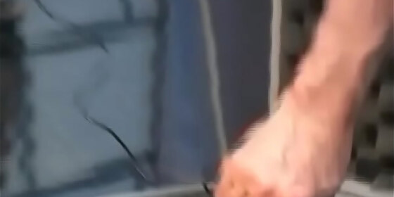 sex starved lady is riding a fat sex tool