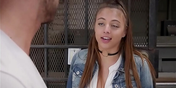 stepbro fuck stepsis and milf principal