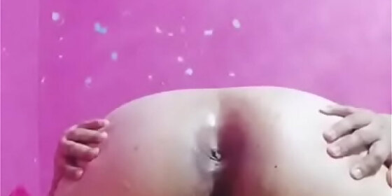 he sends me again a video of his anus and biting his pussy