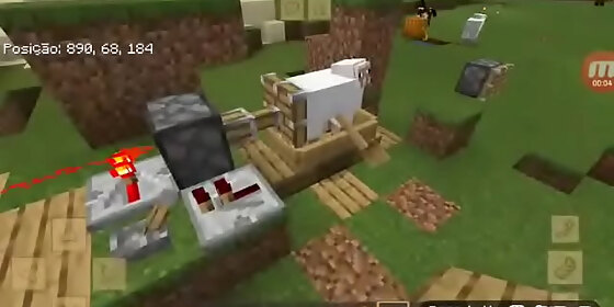 sheep bombing on the vibrator