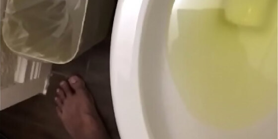 sexy guy peeing