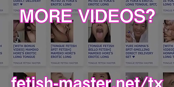 japanese asian tongue spit face nose licking sucking kissing handjob fetish more at fetish master net
