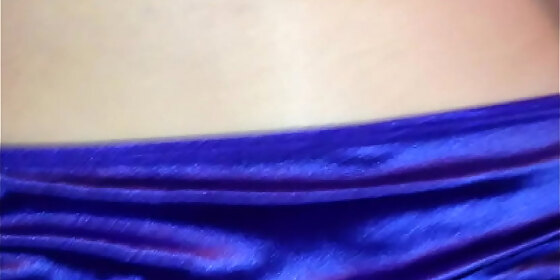 blue satin panties fuck