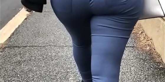 following a nice phat ass milf pt 2