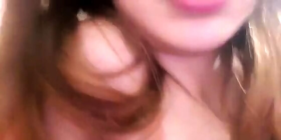 big boobed blonde masturbates with a dildo in the bathroom