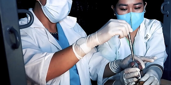 dominafire sadistic nurse sounding chastity slave