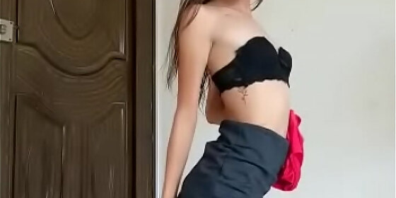 little maria teases by slowly revealing her perfect ass