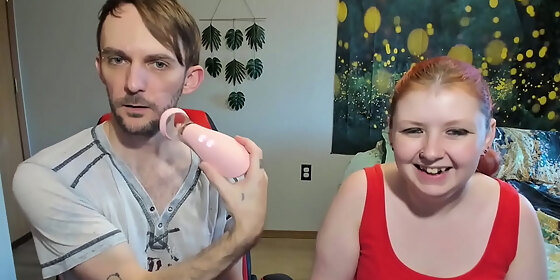 lovebirdvibe charming mermaid sucking and licking clitoral stimulator unboxing and masturbation