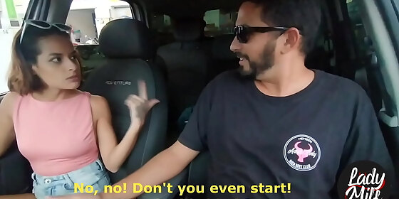man cheats on his hot girlfriend and had to watch her give it to the gas station attendant at the motel