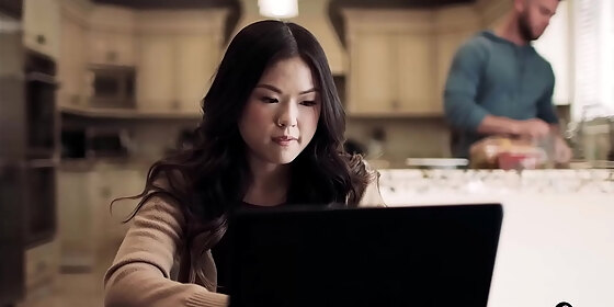 asian teen lulu chu heard milf slimthick vic fuck her roommate seth gamble