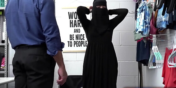 cute religious teen delilah day was hiding stuff under the hijab