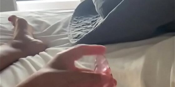 sandy playing with her wet pussy