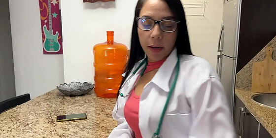 my beautiful doctor stepmom got the wrong pill and now she has to help with her stepson s erection