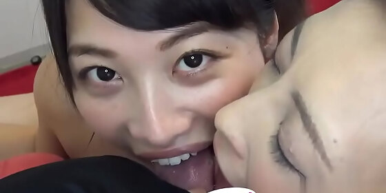 japanese asian tongue spit face nose licking sucking kissing handjob fetish more at fetish master net