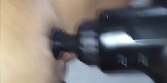 seeme9636 playing with massage gun