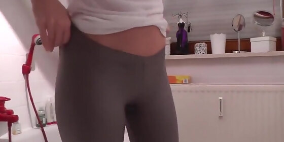Wife Ass Fucked On Bathroom Floor HD SEX Porn Video