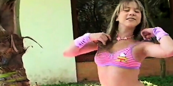 little bree masturbates