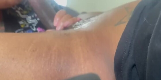 her very first bbc blowjob