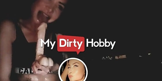 mydirtyhobby tattooed babe ginabae deepthroats her toy shows what she can do to a real cock