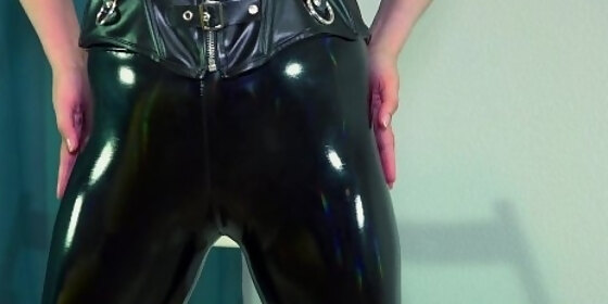 beautiful holographic leggings on my legs