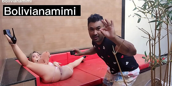 y teddy asked to loupan to lick my pussy and fuck my ass watch it on bolivianamimi tv