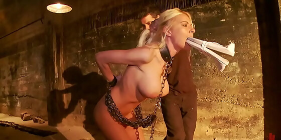 huge tits trainee deep throats big cock