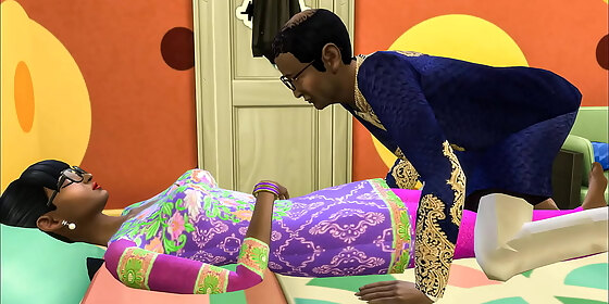 step dad visits his late at night hot indian sex