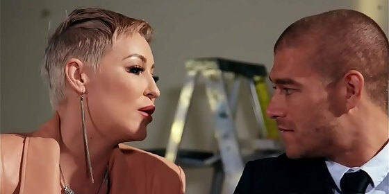 mob fucks huge tits milf in office