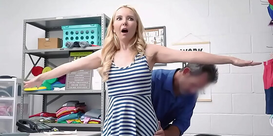 shoplifter milf begs security officer to be spared aaliyah love