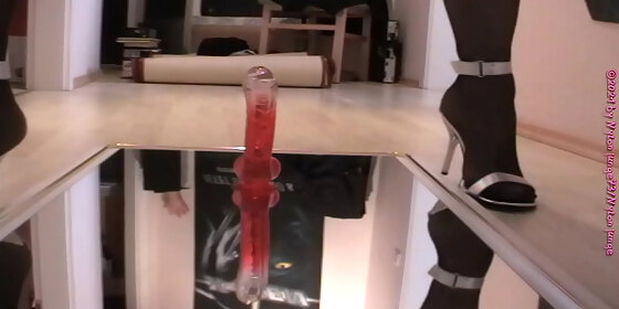 dildo fun on wall mirror anal hd nostalgia