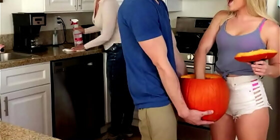 surprising sister on halloween