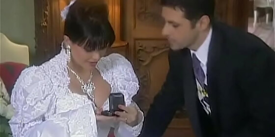 the beautiful bride tania russof rides a dick before a facial cumshot