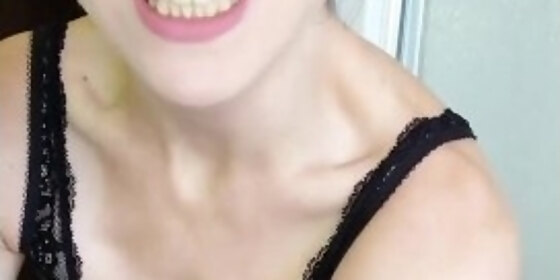 petite babe tries to lift you from toilet