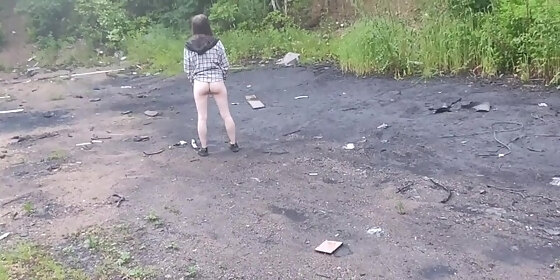 naked ass walks in an unfamiliar place