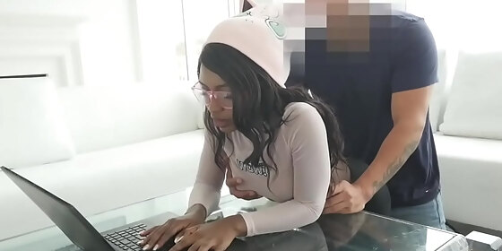 sex while you study noemie bilas full scene on http tinyblackhorny com