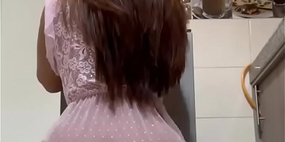 my maid cleaning the refrigerator